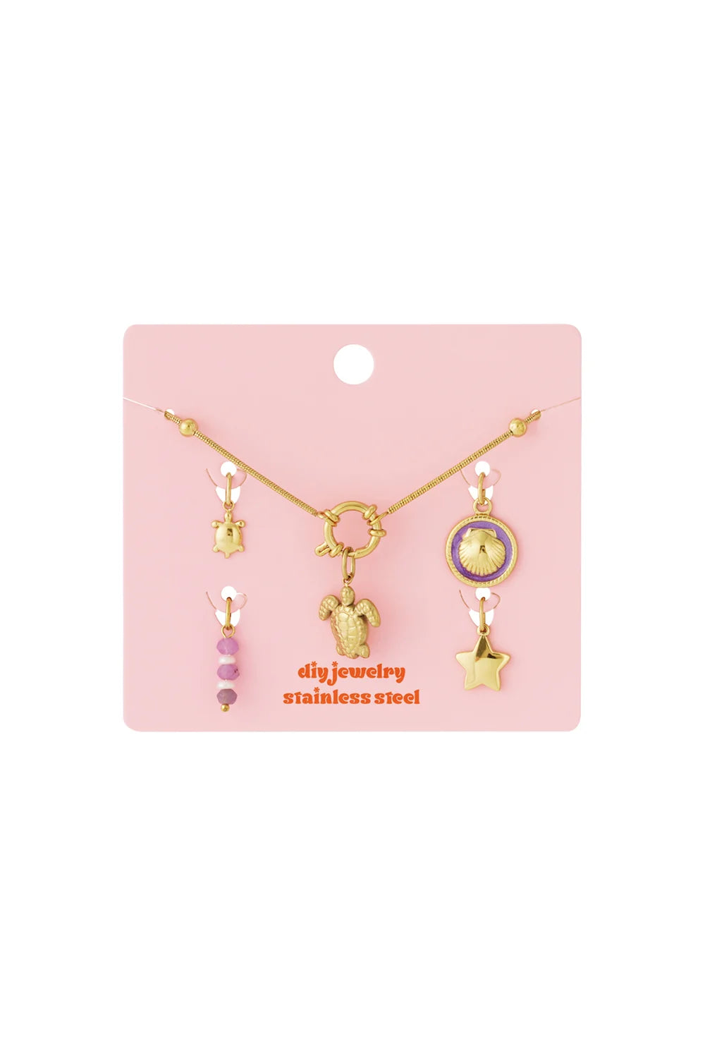 Valévia Turtle DIY Charm Necklace