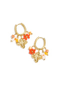Stainless Steel Drop Earrings Flower Sweet Daily Romantic Series Women's jewelry