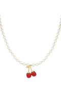 cherry on top necklace