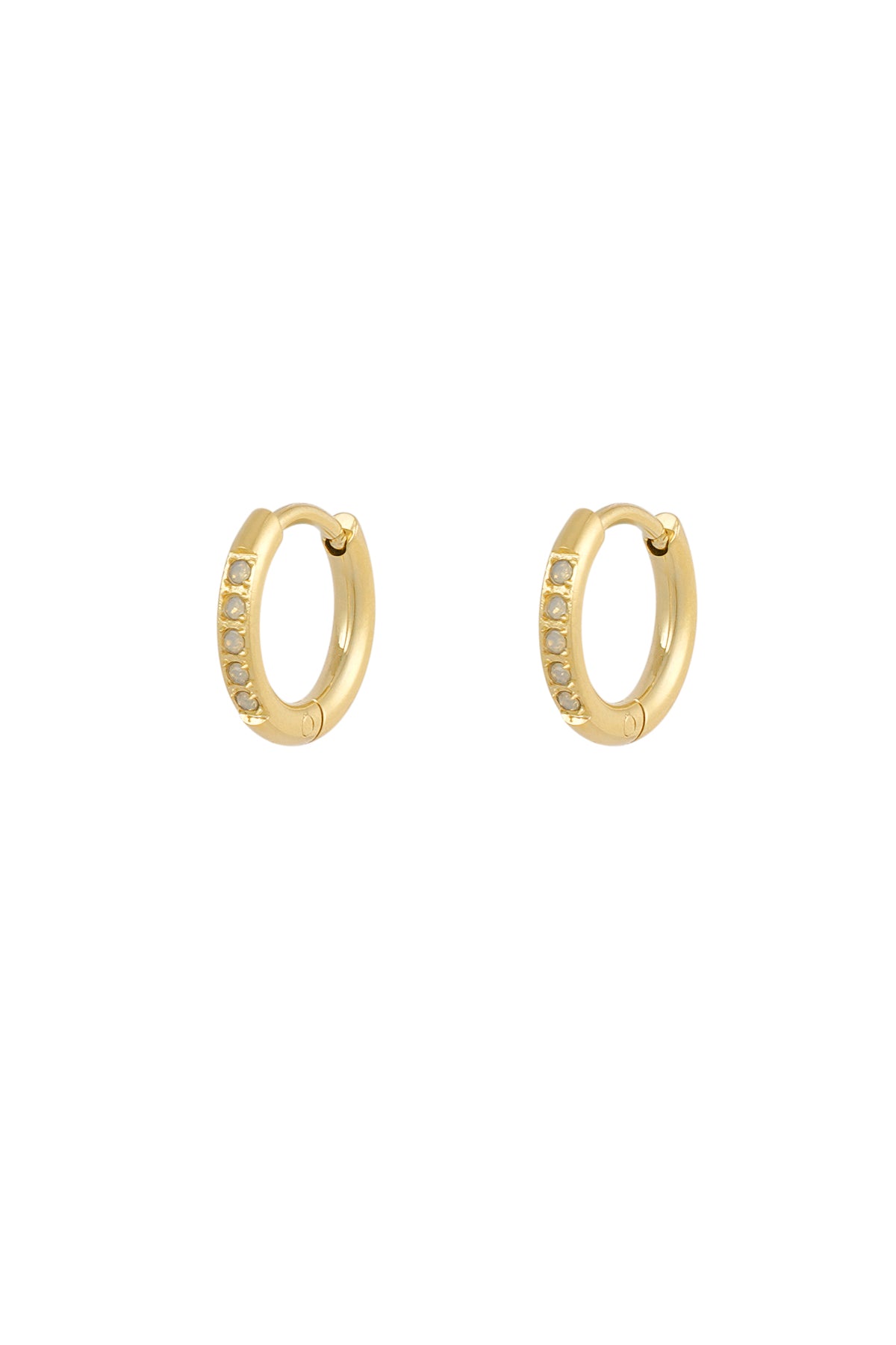 small earrings with stones