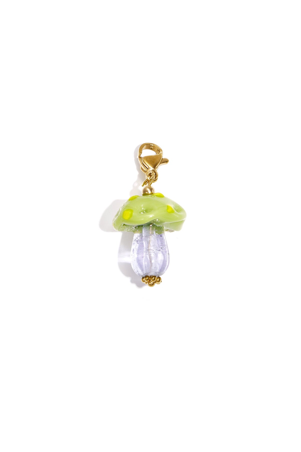 Jewelry charm mushroom orange DIY